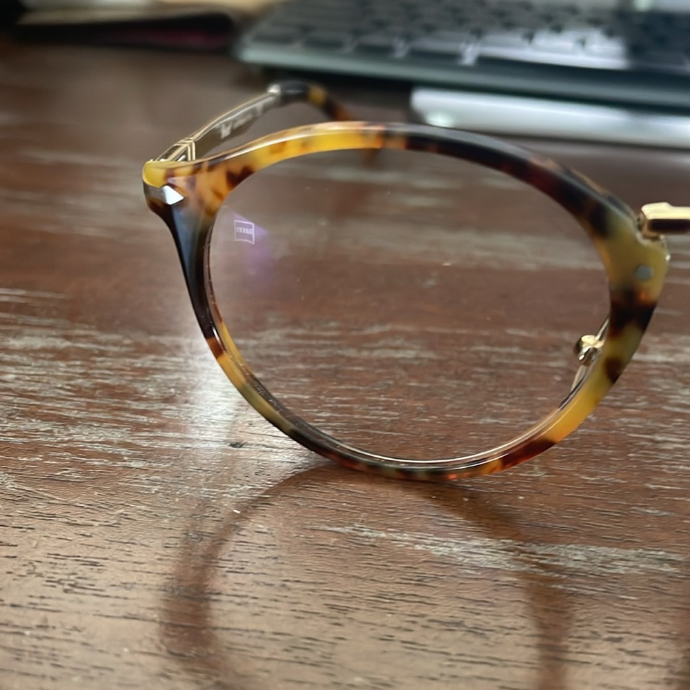 Persol 3248-v Caffe brown tortoise and gold metallic eyeglasses with case - Picture 9 of 16